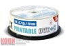 Диски DVD+R 4.7Gb Mirex 16x/25шт Inkjet Printable