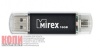 Накопитель Mirex USB 16Gb DCF Smart OTG USB2.0/MicroUSB Black